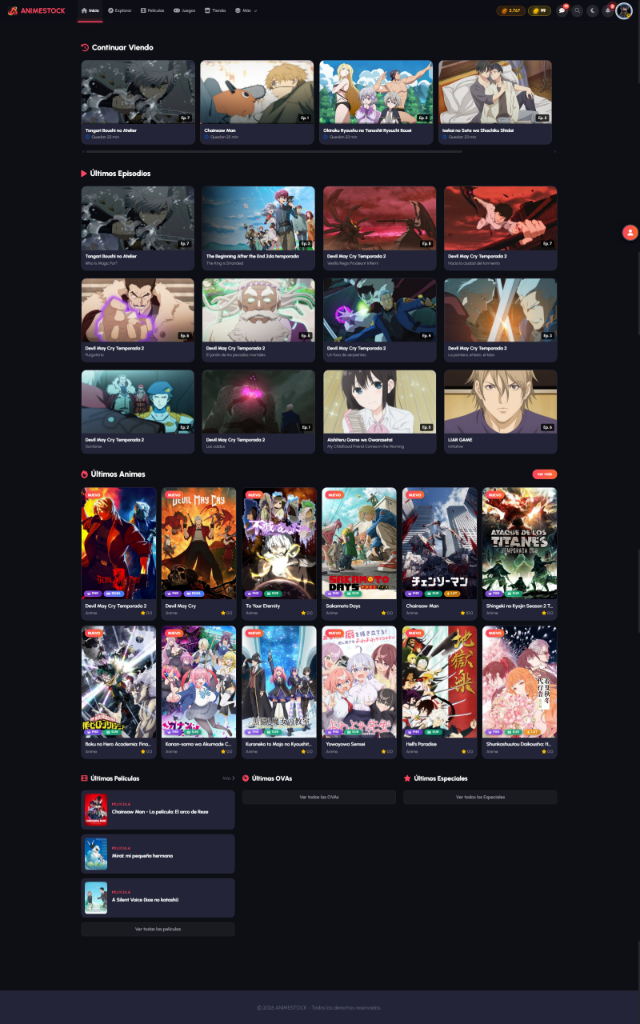 Animestock Desktop